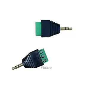 Jack Ra Chân Audio 3.3mm Đực Sang Domino 3 Cực